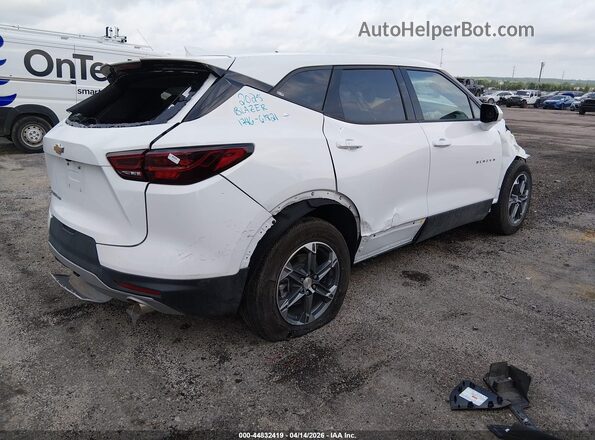3GNKBHR44SS216332 2025 CHEVROLET BLAZER Белый Задняя правая четверть