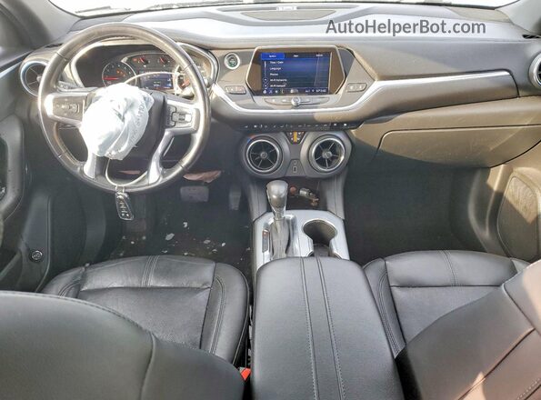 3GNKBJRS5LS633613 2020 CHEVROLET BLAZER Gray Widok deski rozdzielczej