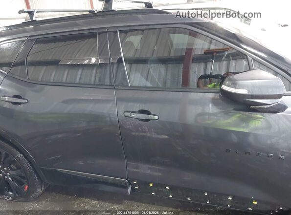 3GNKBKRS3MS549524 2021 CHEVROLET BLAZER Синий Панорамный вид салона 360°