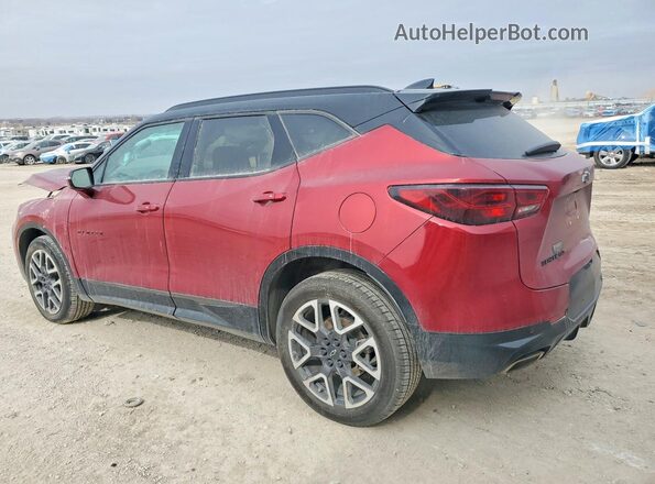 3GNKBKRS3PS224960 2023 CHEVROLET BLAZER Red Tył lewy