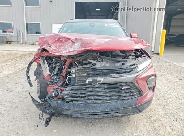 3GNKBKRS3PS224960 2023 CHEVROLET BLAZER Red Widok z przodu