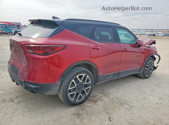 3GNKBKRS3PS224960 2023 CHEVROLET BLAZER Red Tył prawy