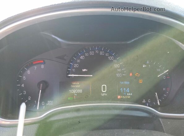 3GYFNEE37GS574930 2016 CADILLAC SRX Red Widok zestawu wskaźników