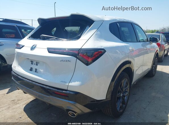 3HDSA2H57SM706706 2025 ACURA ADX Белый Задняя правая четверть