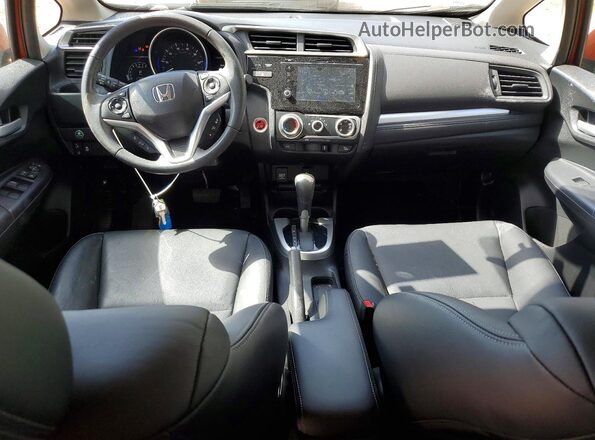 3HGGK5H09JM705342 2018 HONDA FIT Orange Vista del salpicadero