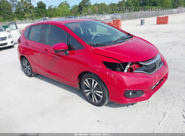 3HGGK5H87JM727474 2018 HONDA FIT Red Przód prawy