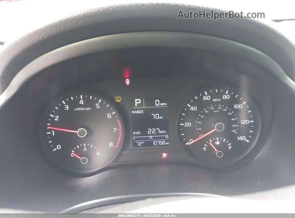 3KPA24AD2ME404793 2021 KIA RIO Красный Вид задних сидений