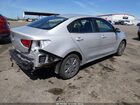 2020 Kia Rio Lx Gray vin: 3KPA24AD3LE357076