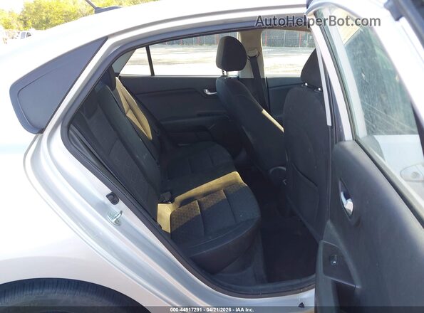 3KPA24AD3ME383100 2021 KIA RIO Silver Widok naklejki z numerem VIN