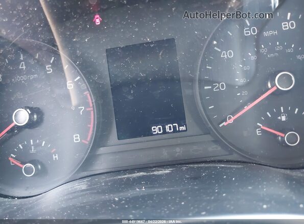 3KPA24AD4LE308355 2020 KIA RIO Blue Widok tylnych siedzeń