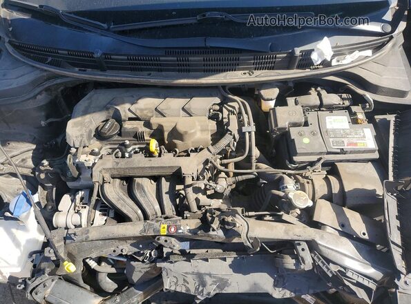 3KPA24AD6ME406465 2021 KIA RIO Black Вид задньої частини салону