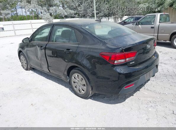 3KPA24AD7LE336702 2020 KIA RIO Black Tył lewy
