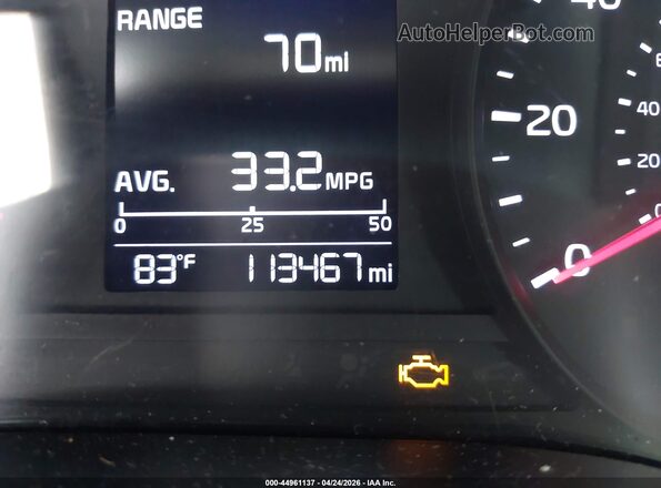 3KPA24AD7LE336702 2020 KIA RIO Black 