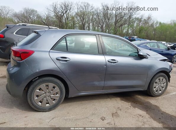 3KPA25AD2LE334281 2020 KIA RIO 5-DOOR Gray Вид задньої частини салону