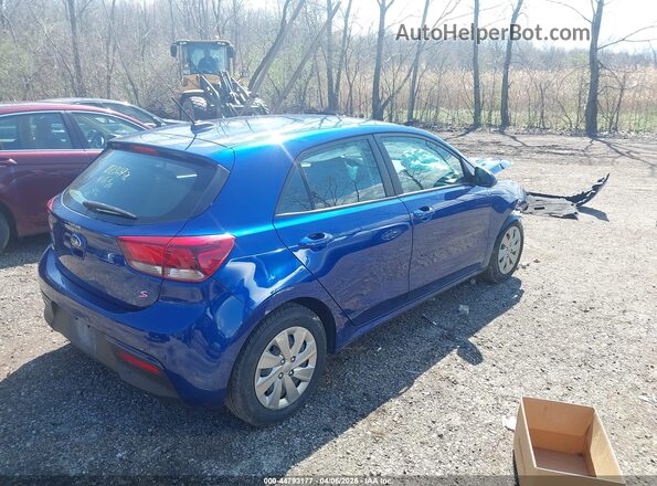 3KPA25AD5LE343699 2020 KIA RIO 5-DOOR Blue Tył prawy