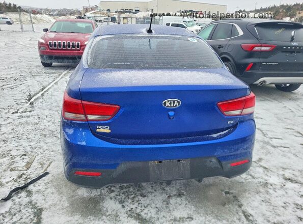 3KPA34AB5JE047150 2018 KIA RIO Синий Вид сзади