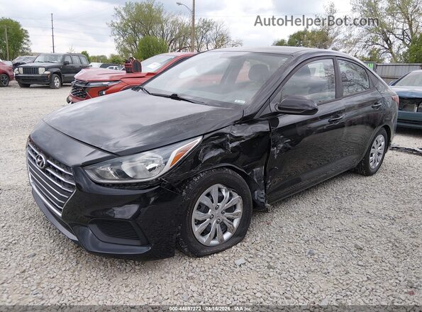 3KPC24A30KE044985 2019 HYUNDAI ACCENT Черный Передняя левая четверть