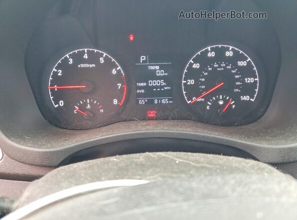 3KPC24A32KE061691 2019 HYUNDAI ACCENT Черный Вид щитка приборов