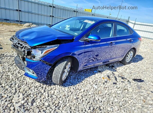 3KPC24A63LE105046 2020 HYUNDAI ACCENT Синий Передняя левая четверть