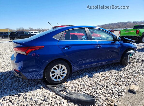 3KPC24A63LE105046 2020 HYUNDAI ACCENT Синий Задняя правая четверть