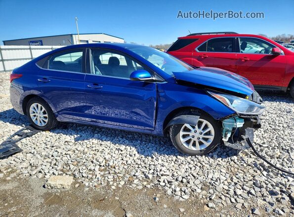 3KPC24A63LE105046 2020 HYUNDAI ACCENT Синий Передняя правая четверть