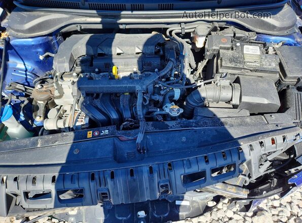 3KPC24A63LE105046 2020 HYUNDAI ACCENT Синий Вид задней части салона