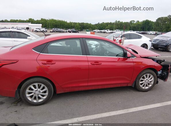 3KPC24A63NE175455 2022 HYUNDAI ACCENT Красный Вид задней части салона