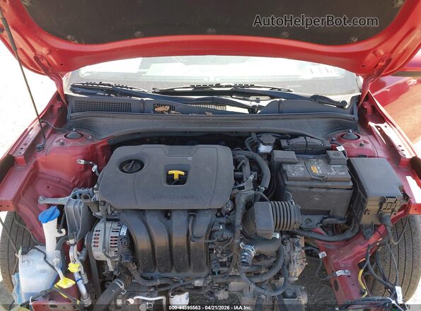 3KPF24AD7ME383736 2021 KIA FORTE Red უკანა ხედი