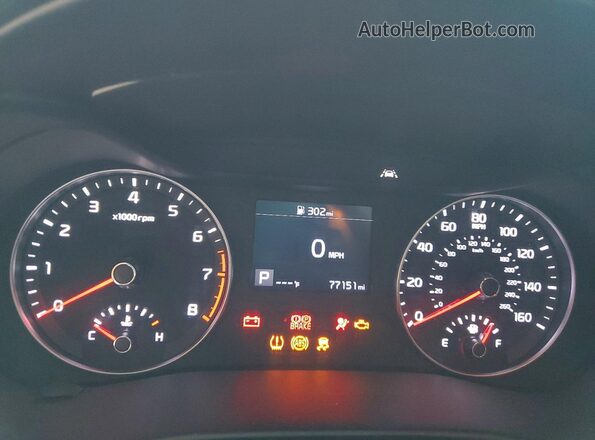 3KPF24AD8LE170535 2020 KIA FORTE Белый Вид щитка приборов