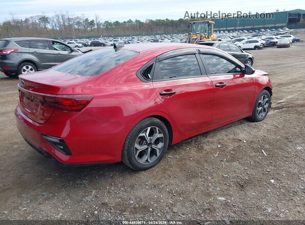 3KPF24AD8LE248442 2020 KIA FORTE Красный Задняя правая четверть