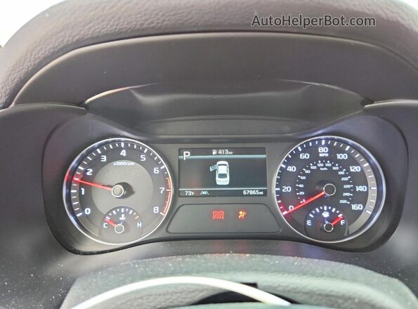 3KPF24AD9PE646782 2023 KIA FORTE Оранжевый Вид щитка приборов