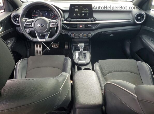 3KPF34AD0ME408280 2021 KIA FORTE Blue Vista del salpicadero