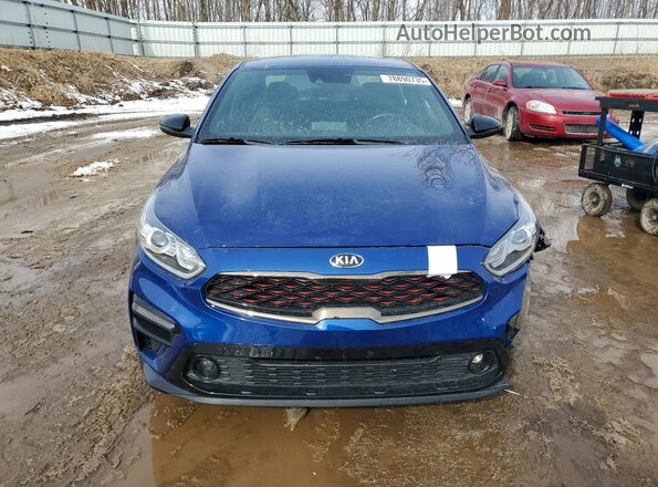 3KPF34AD0ME408280 2021 KIA FORTE Blue Vista frontal