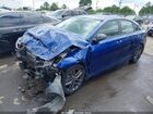 2021 Kia Forte Gt-line Синий vin: 3KPF34AD6ME412477