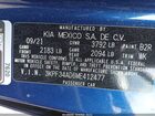 2021 Kia Forte Gt-line Синий vin: 3KPF34AD6ME412477