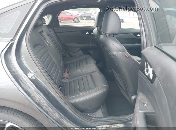 3KPF44AC2ME356008 2021 KIA FORTE Gray Vista de la etiqueta del VIN