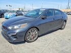 2021 Kia Forte Gt Gray vin: 3KPF44AC3ME396355