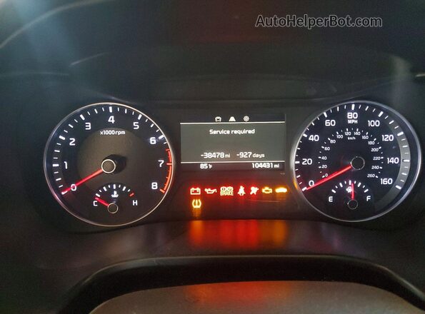 3KPF44AC4LE162742 2020 KIA FORTE Red Widok zestawu wskaźników