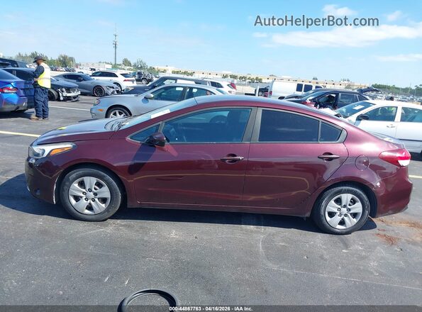 3KPFK4A71JE196692 2018 KIA FORTE Бордовый Панорамный вид салона 360°