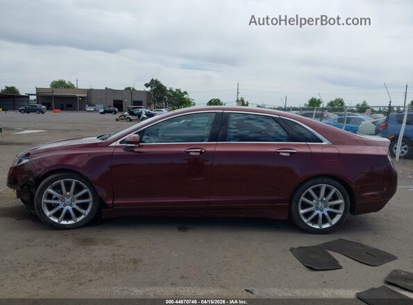 3LN6L2LU7GR623634 2016 LINCOLN MKZ HYBRID Maroon 360 interior view