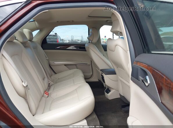 3LN6L2LU7GR623634 2016 LINCOLN MKZ HYBRID Maroon VIN sticker view