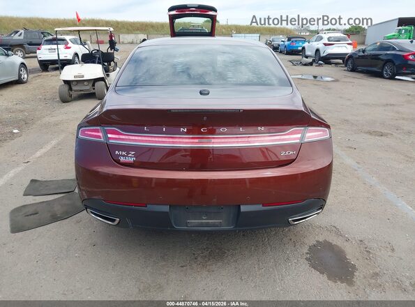 3LN6L2LU7GR623634 2016 LINCOLN MKZ HYBRID Maroon 