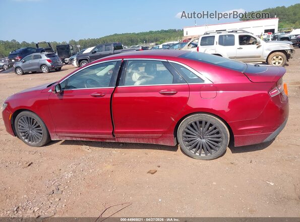 3LN6L5MU2HR657384 2017 LINCOLN MKZ HYBRID Red Vista interior de 360 grados