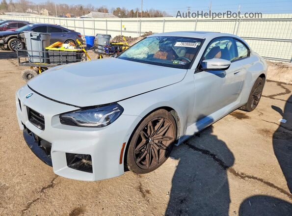 3MF13DM07R8E58308 2024 BMW M2 Серый Передняя левая четверть