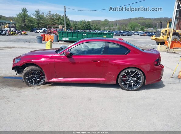 3MF23DM07S8E94526 2025 BMW M2 Red 360 interior view