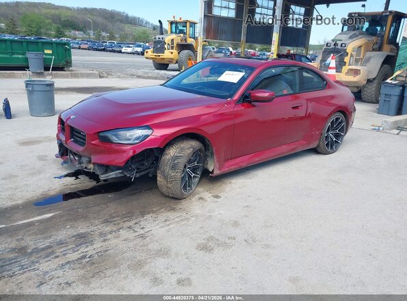 3MF23DM07S8E94526 2025 BMW M2 Red Front left