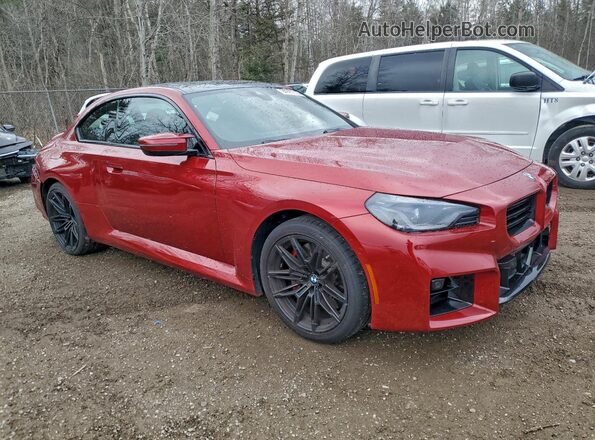 3MF23DM08S8F76670 2025 BMW M2 Red Przód prawy
