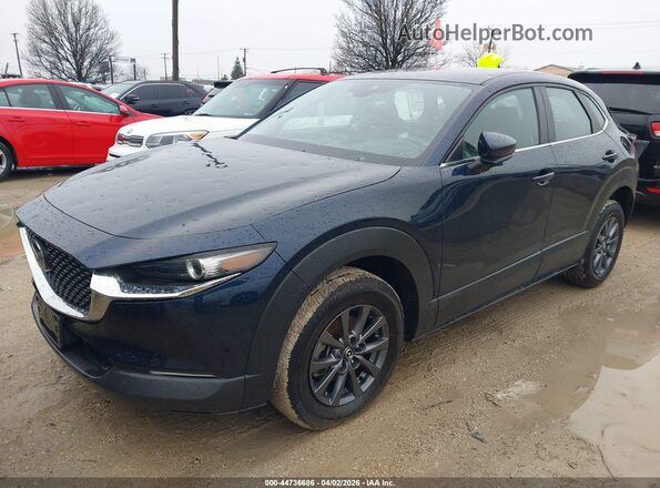 3MVDMBAM0PM561954 2023 MAZDA CX-30 Blue წინა მარცხენა ხედი სამი მეოთხედიდან