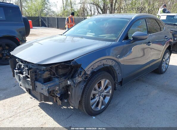 3MVDMBDM3MM217347 2021 MAZDA CX-30 Blue Vista tres cuartos delantera izquierda