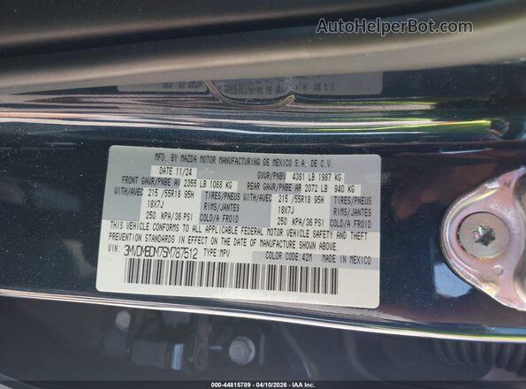 3MVDMBDM7SM787512 2025 MAZDA CX-30 Blue Widok komory silnika